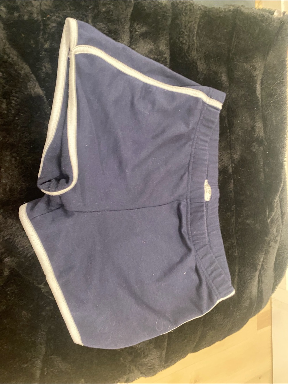 Ardene Navy Blue Athletic Shorts with White Trim